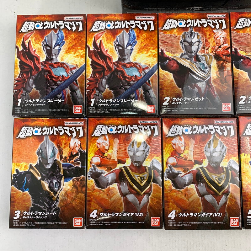 【中古美品】 BANDAI バンダイ 超動αウルトラマン7 10BOXセット 食玩 フィギュア 044-080609-ky-10-fuz 万代Net店