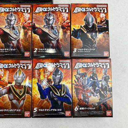 【中古美品】 BANDAI バンダイ 超動αウルトラマン7 10BOXセット 食玩 フィギュア 044-080609-ky-10-fuz 万代Net店