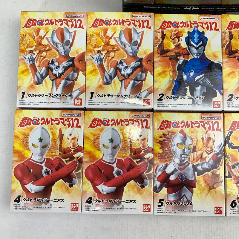 【中古美品】 BANDAI バンダイ 超動αウルトラマン12 10BOXセット 食玩 フィギュア 044-080609-ky-09-fuz 万代Net店