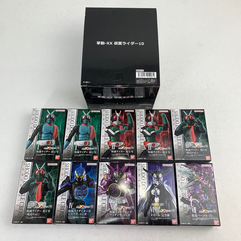 【中古美品】 BANDAI バンダイ 掌動ーXX 仮面ライダー10 10BOXセット 食玩 フィギュア 044-080609-ky-12-fuz 万代Net店