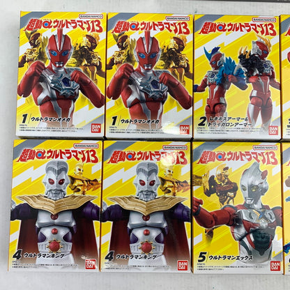 【中古美品】 BANDAI バンダイ 超動αウルトラマン13 10BOXセット 食玩 フィギュア オメガ キング エックス 他 044-080609-ky-01-fuz 万代Net店