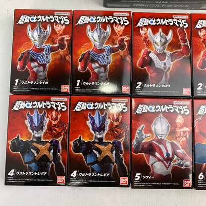 【中古美品】 BANDAI バンダイ 超動αウルトラマン5 10BOXセット 食玩 フィギュア タイガ タロウ メビウス 044-080609-ky-03-fuz 万代Net店