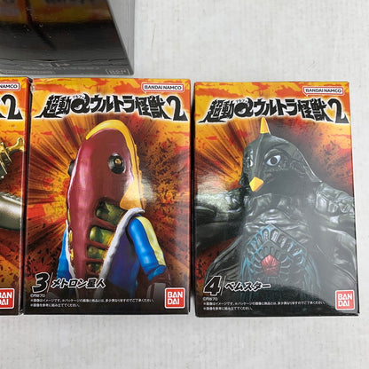 【中古美品】 BANDAI バンダイ 超動αウルトラ怪獣2 全4種セット 食玩 フィギュア エレキング ベムスター 他 044-080609-ky-04-fuz 万代Net店