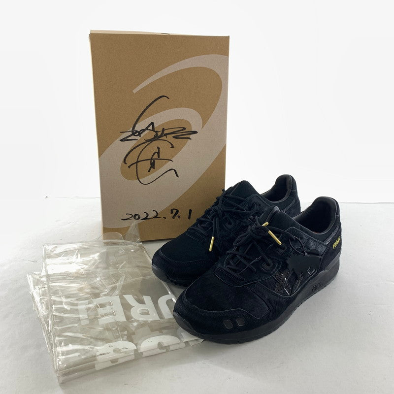【中古品】【メンズ】 ASICS×寺門ジモン アシックス 1201A836-001 GEL-LYTE III OG "JIMON" BLACK SIZE:28.0cm SHOP袋.箱付属 スニーカー 靴 ※汚れ・ほつれあり 162-260717-io-07-fuzh 万代Net店