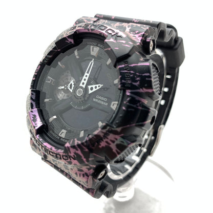 【中古品】【メンズ】 G-SHOCK ジーショック GA-110PM BLACK NEON 本体のみ 腕時計 196-260715-io-11-fuzh 万代Net店