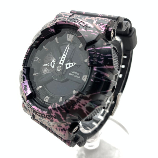 【中古品】【メンズ】 G-SHOCK ジーショック GA-110PM BLACK NEON 本体のみ 腕時計 196-260715-io-11-fuzh 万代Net店