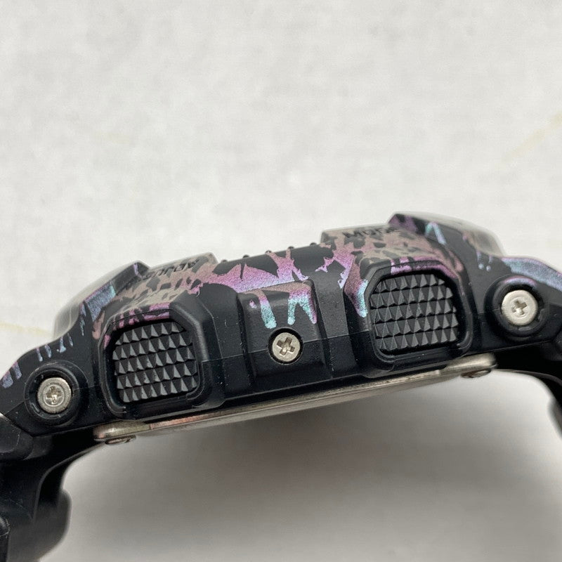 【中古品】【メンズ】 G-SHOCK ジーショック GA-110PM BLACK NEON 本体のみ 腕時計 196-260715-io-11-fuzh 万代Net店
