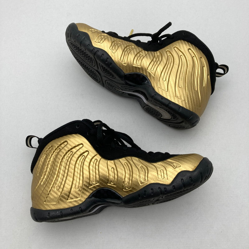 【中古品】【レディース】 NIKE ナイキ 644792-701 GS AIR FOAMPOSITE PRO エア フォームポジット プロ “METALLIC GOLD” BLACK.GOLD SIZE:23.5cm スニーカー 靴 166-260629-ky-05-fuzh 万代Net店