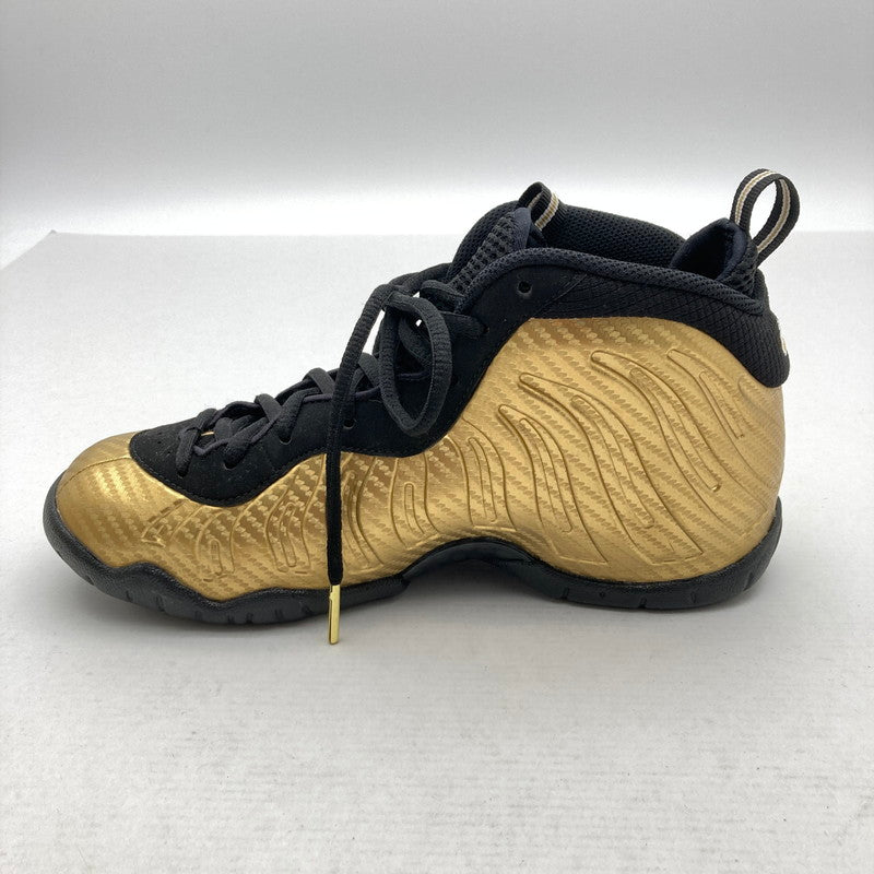 【中古品】【レディース】 NIKE ナイキ 644792-701 GS AIR FOAMPOSITE PRO エア フォームポジット プロ “METALLIC GOLD” BLACK.GOLD SIZE:23.5cm スニーカー 靴 166-260629-ky-05-fuzh 万代Net店