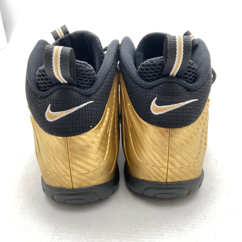 【中古品】【レディース】 NIKE ナイキ 644792-701 GS AIR FOAMPOSITE PRO エア フォームポジット プロ “METALLIC GOLD” BLACK.GOLD SIZE:23.5cm スニーカー 靴 166-260629-ky-05-fuzh 万代Net店