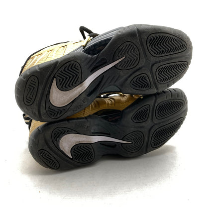 【中古品】【レディース】 NIKE ナイキ 644792-701 GS AIR FOAMPOSITE PRO エア フォームポジット プロ “METALLIC GOLD” BLACK.GOLD SIZE:23.5cm スニーカー 靴 166-260629-ky-05-fuzh 万代Net店