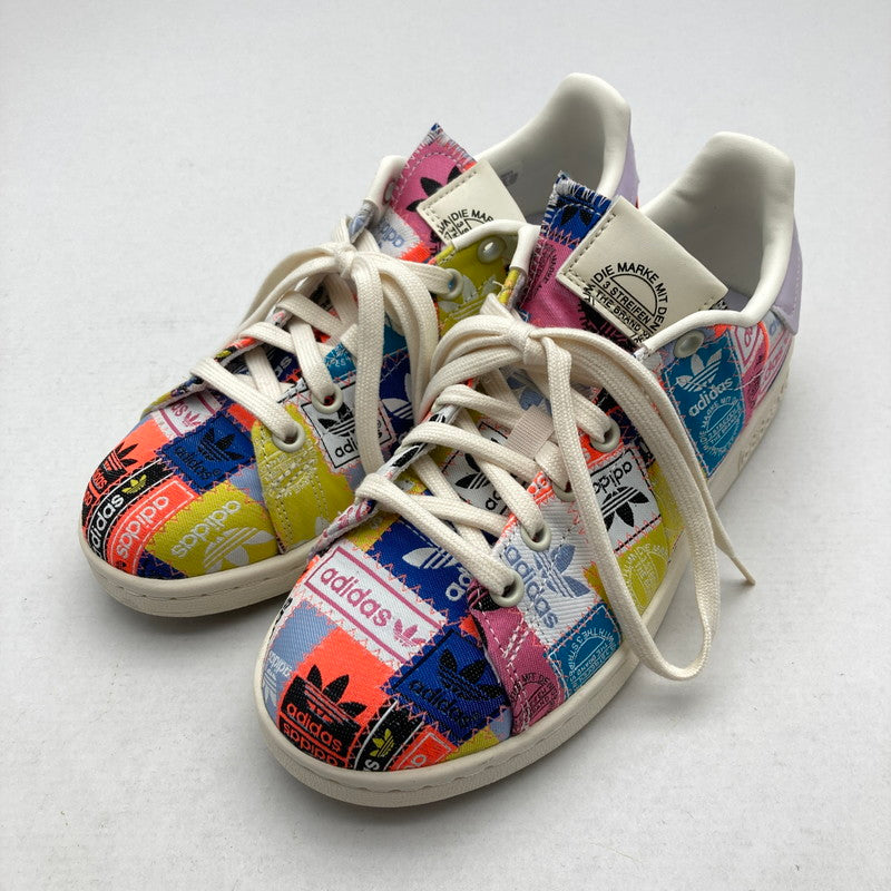 【中古品】【レディース】 ADIDAS アディダス H03921 STAN SMITH スタンスミス マルチロゴ総柄 SIZE:23.0cm 本体のみ スニーカー 靴 166-260629-ky-03-fuzh 万代Net店