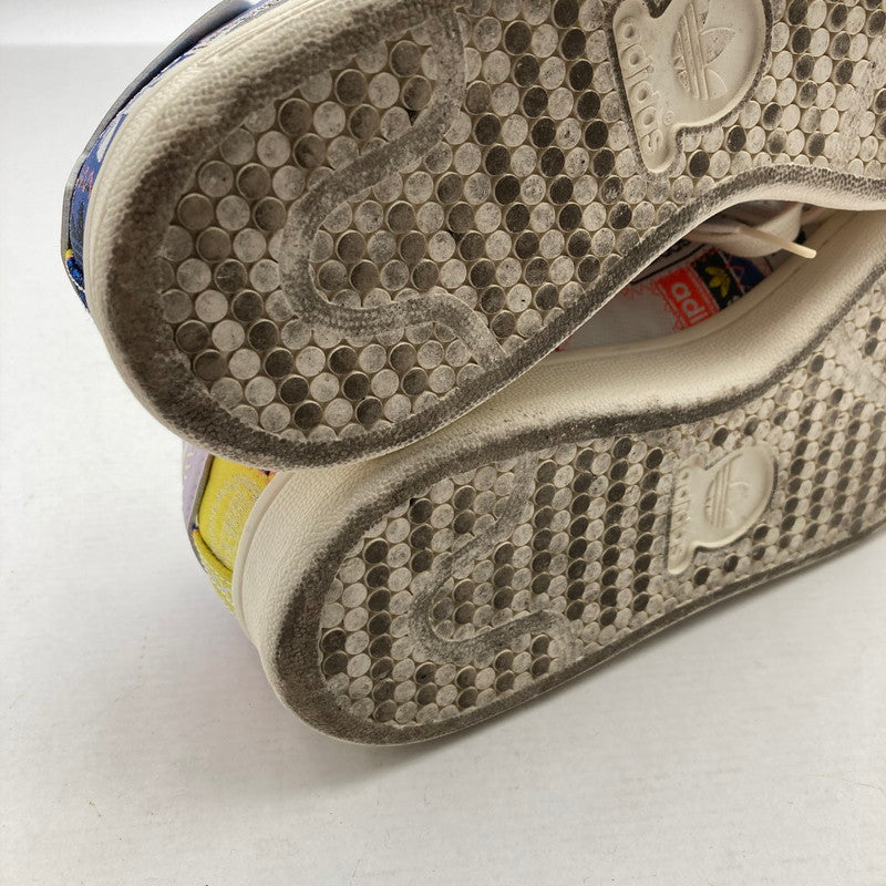 【中古品】【レディース】 ADIDAS アディダス H03921 STAN SMITH スタンスミス マルチロゴ総柄 SIZE:23.0cm 本体のみ スニーカー 靴 166-260629-ky-03-fuzh 万代Net店