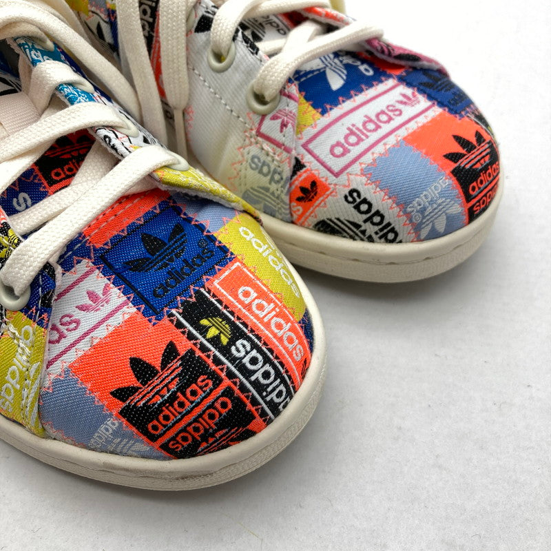 【中古品】【レディース】 ADIDAS アディダス H03921 STAN SMITH スタンスミス マルチロゴ総柄 SIZE:23.0cm 本体のみ スニーカー 靴 166-260629-ky-03-fuzh 万代Net店