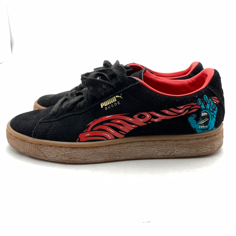 【中古品】【レディース】 PUMA プーマ SUEDE CLASSIC×SANTA CRUZ スニーカー BLACK SIZE:22.5cm ※使用感有 スニーカー 靴 166-260811-io-59-fuzh カラー：ブラック 万代Net店