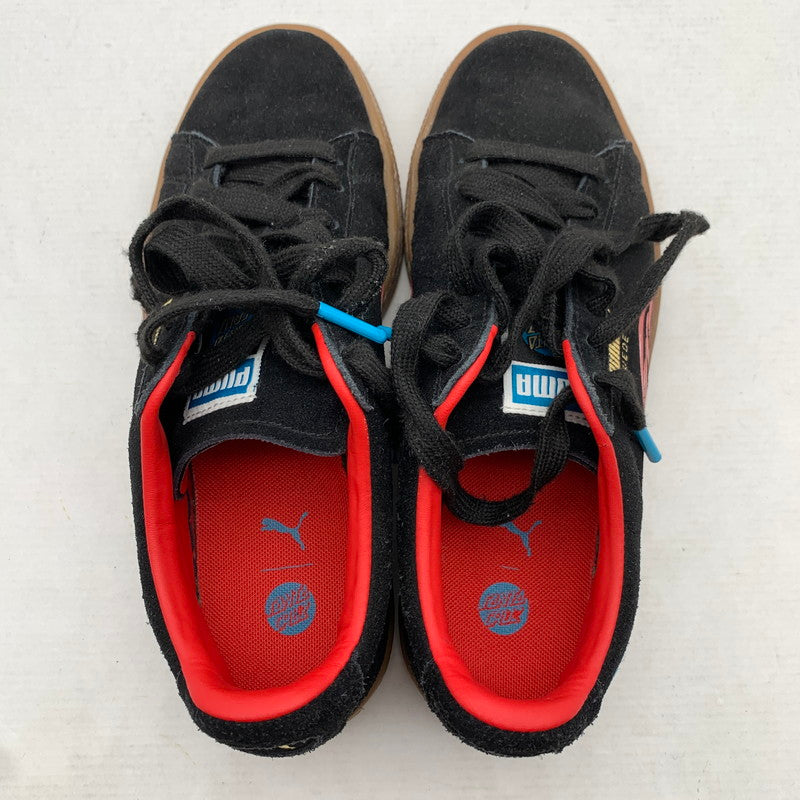 【中古品】【レディース】 PUMA プーマ SUEDE CLASSIC×SANTA CRUZ スニーカー BLACK SIZE:22.5cm ※使用感有 スニーカー 靴 166-260811-io-59-fuzh カラー：ブラック 万代Net店