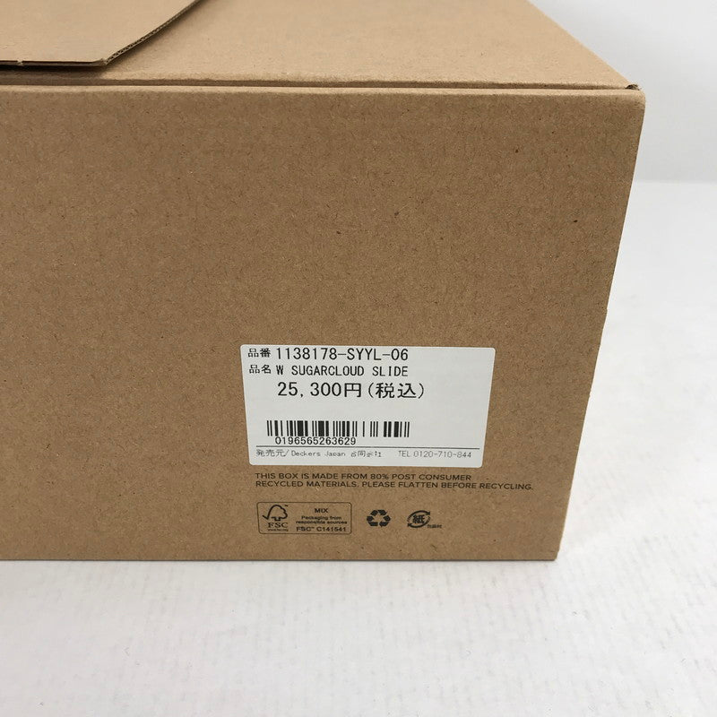 【中古品】【レディース】 UGG アグ 1138178 SUGARCLOUD SLIDE シュガークラウド スライド YELLOW イエロー SIZE:23.0cm サンダル 167-260623-ky-01-fuzh 万代Net店