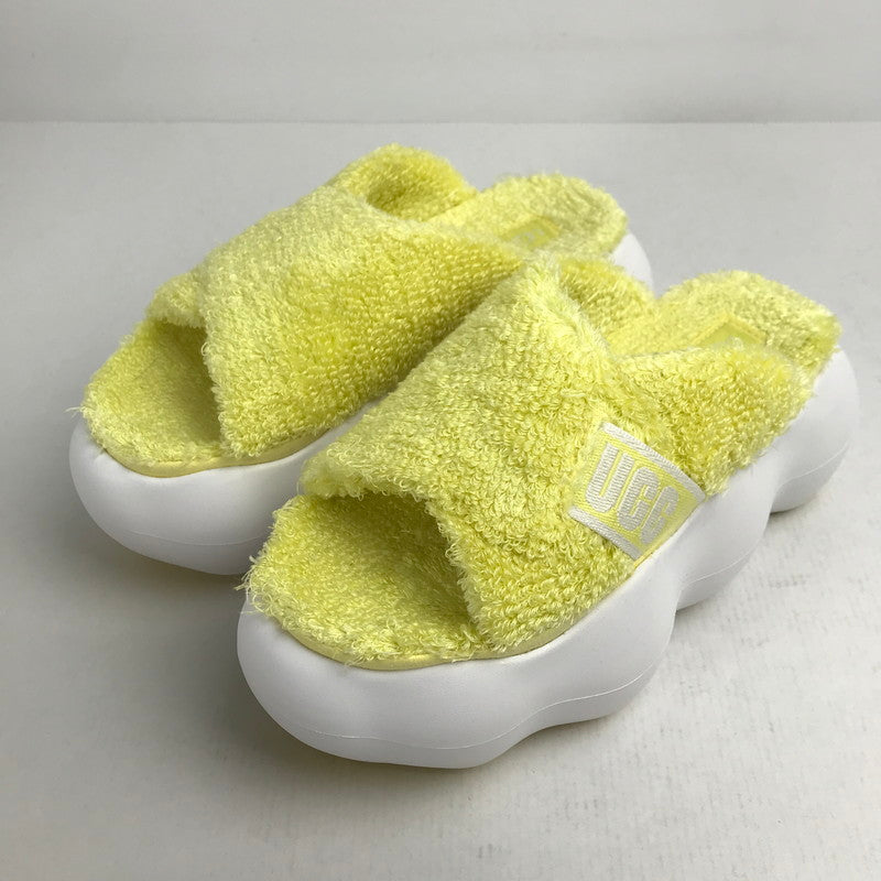 【中古品】【レディース】 UGG アグ 1138178 SUGARCLOUD SLIDE シュガークラウド スライド YELLOW イエロー SIZE:23.0cm サンダル 167-260623-ky-01-fuzh 万代Net店