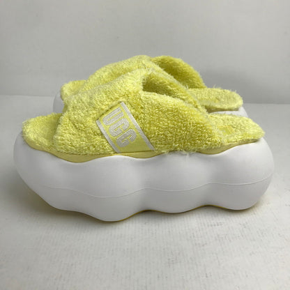 【中古品】【レディース】 UGG アグ 1138178 SUGARCLOUD SLIDE シュガークラウド スライド YELLOW イエロー SIZE:23.0cm サンダル 167-260623-ky-01-fuzh 万代Net店