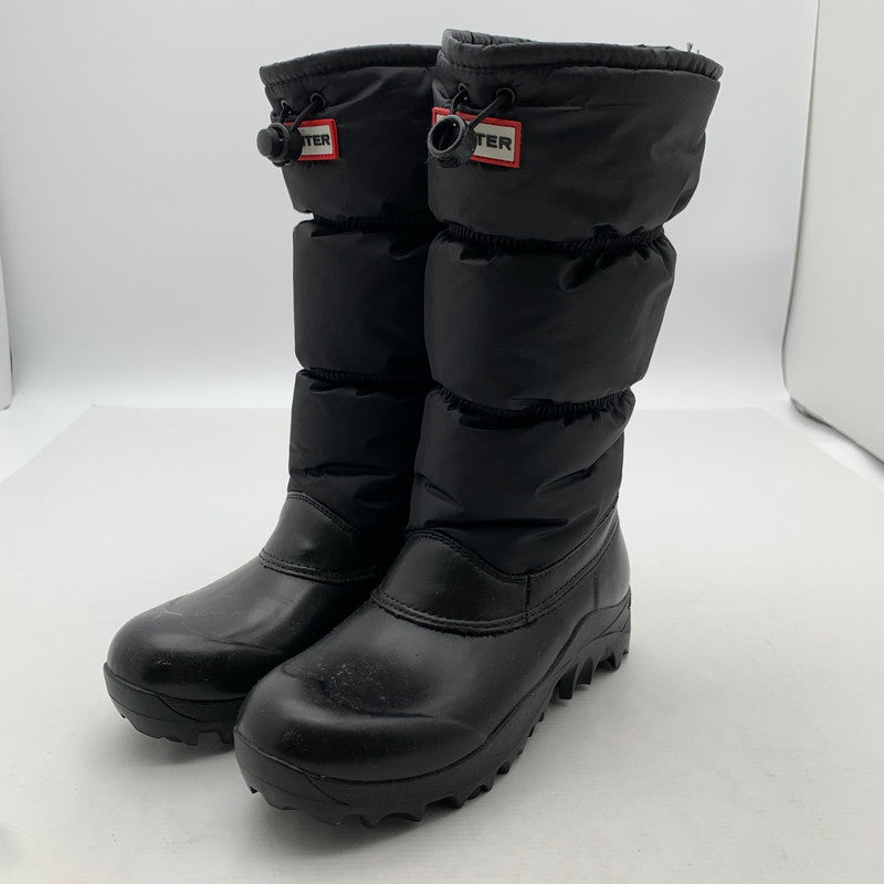 【中古品】【レディース】 HUNTER ハンター ブーツ BLACK SIZE:UK:5 ※シール跡・べたつき・ほつれ有 靴 167-260811-io-55-fuzh カラー：ブラック 万代Net店