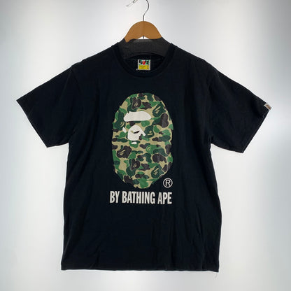 【中古品】【メンズ】 A BATHING APE アベイシングエイプ 001TEJ301006M S.S TEE CAMO BIG FACE カモフラ 大猿 半袖 Tシャツ 古着 142-260622-mh-07-fuzh サイズ：L カラー：ブラック 万代Net店