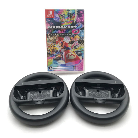 【中古品】 switchソフト マリオカート8 デラックス ハンドル二つセット付属 260624-ky-05-fuz 万代Net店