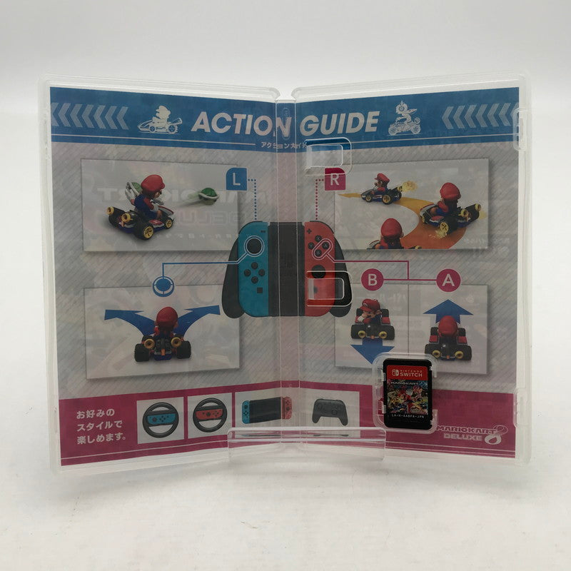 【中古品】 switchソフト マリオカート8 デラックス ハンドル二つセット付属 260624-ky-05-fuz 万代Net店