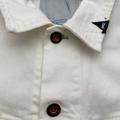 【中古品】【メンズ】 DENHAM デンハム DENIM JACKET デニムジャケット WHITE SIZE:M 140-260815-io-13-fuzh カラー：ホワイト 万代Net店