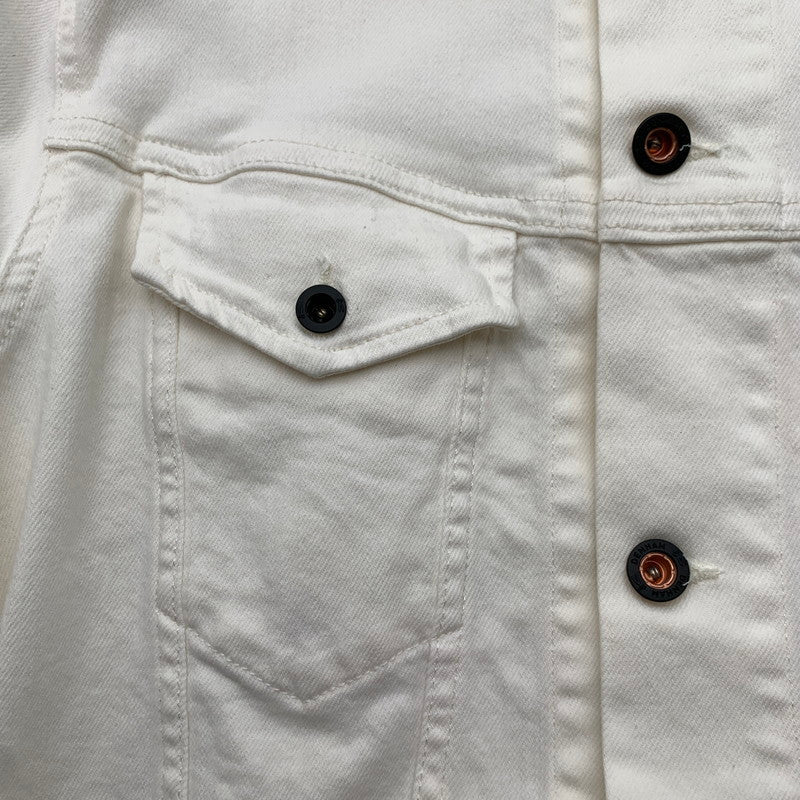 【中古品】【メンズ】 DENHAM デンハム DENIM JACKET デニムジャケット WHITE SIZE:M 140-260815-io-13-fuzh カラー：ホワイト 万代Net店