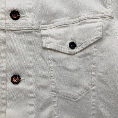 【中古品】【メンズ】 DENHAM デンハム DENIM JACKET デニムジャケット WHITE SIZE:M 140-260815-io-13-fuzh カラー：ホワイト 万代Net店