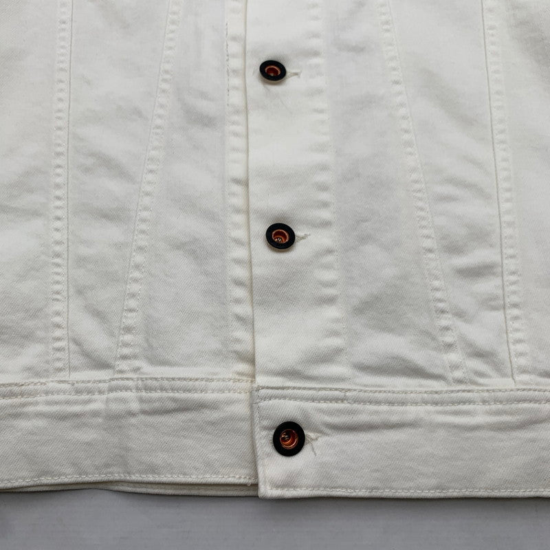 【中古品】【メンズ】 DENHAM デンハム DENIM JACKET デニムジャケット WHITE SIZE:M 140-260815-io-13-fuzh カラー：ホワイト 万代Net店