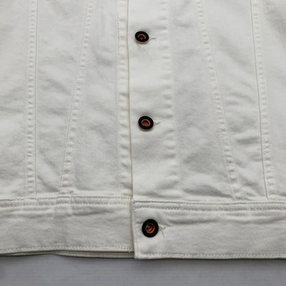 【中古品】【メンズ】 DENHAM デンハム DENIM JACKET デニムジャケット WHITE SIZE:M 140-260815-io-13-fuzh カラー：ホワイト 万代Net店