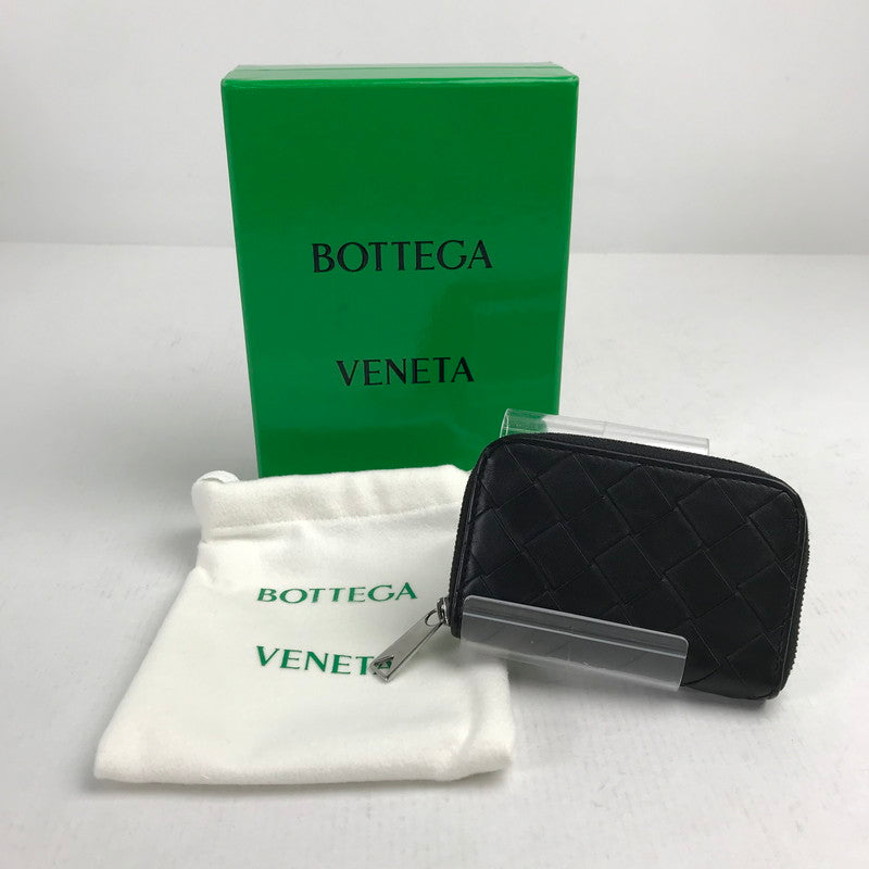 【中古品】【メンズ】 BOTTEGA VENETA ボッテガ・ヴェネタ INTRECCIATO COIN CASE イントレチャート コインケース カラーブラック 財布 181-260623-ky-05-fuzh 万代Net店