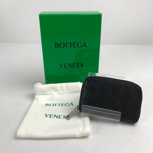 【中古品】【メンズ】 BOTTEGA VENETA ボッテガ・ヴェネタ INTRECCIATO COIN CASE イントレチャート コインケース カラーブラック 財布 181-260623-ky-05-fuzh 万代Net店