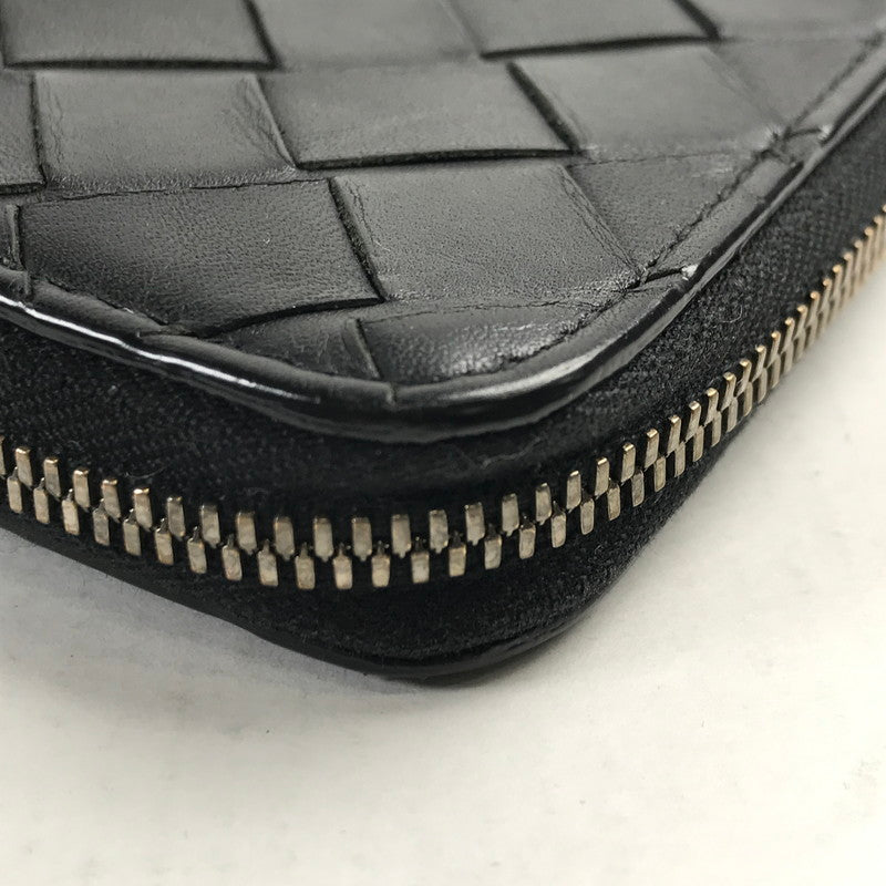 【中古品】【メンズ】 BOTTEGA VENETA ボッテガ・ヴェネタ INTRECCIATO COIN CASE イントレチャート コインケース カラーブラック 財布 181-260623-ky-05-fuzh 万代Net店