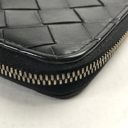 【中古品】【メンズ】 BOTTEGA VENETA ボッテガ・ヴェネタ INTRECCIATO COIN CASE イントレチャート コインケース カラーブラック 財布 181-260623-ky-05-fuzh 万代Net店