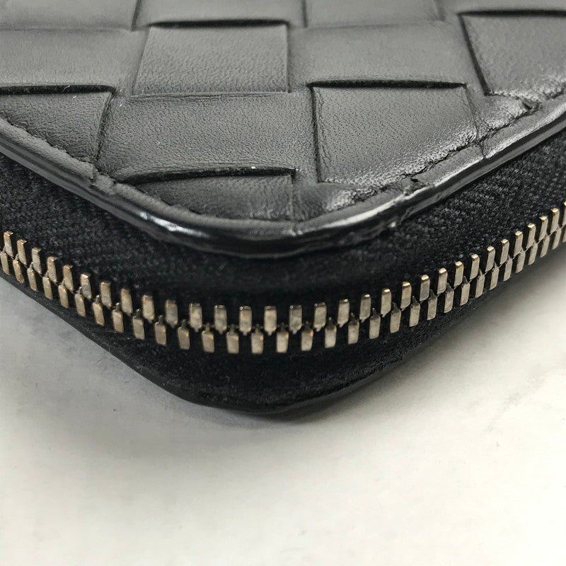 【中古品】【メンズ】 BOTTEGA VENETA ボッテガ・ヴェネタ INTRECCIATO COIN CASE イントレチャート コインケース カラーブラック 財布 181-260623-ky-05-fuzh 万代Net店