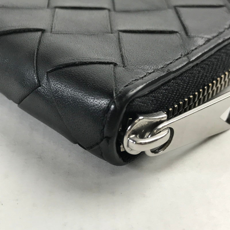 【中古品】【メンズ】 BOTTEGA VENETA ボッテガ・ヴェネタ INTRECCIATO COIN CASE イントレチャート コインケース カラーブラック 財布 181-260623-ky-05-fuzh 万代Net店
