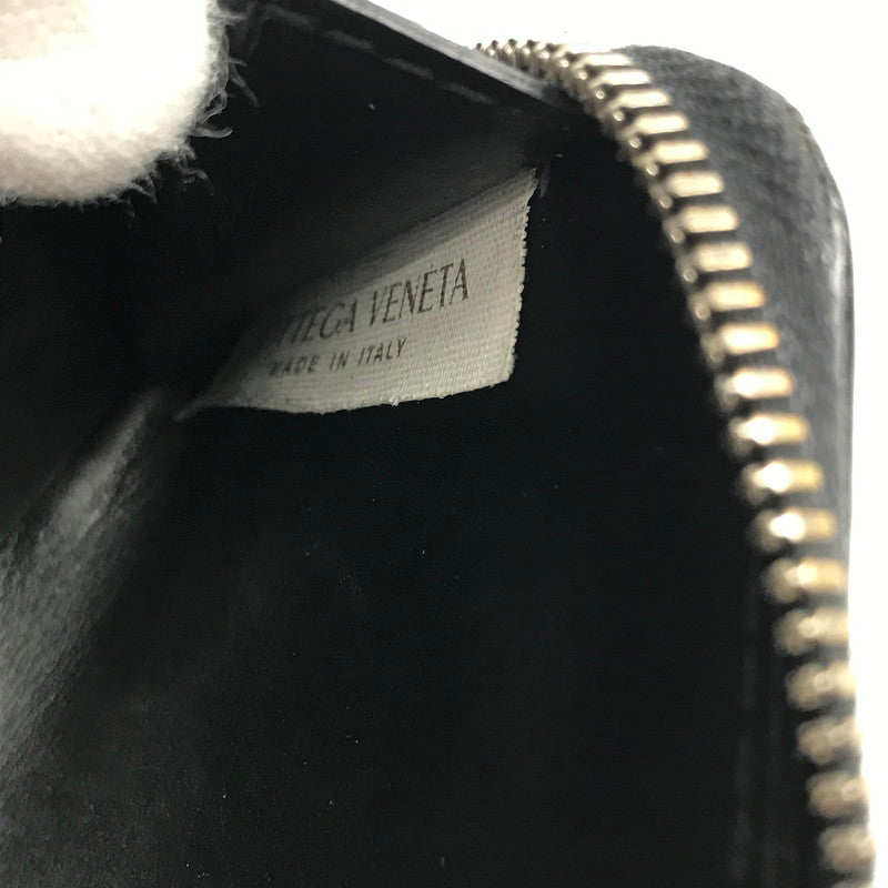 【中古品】【メンズ】 BOTTEGA VENETA ボッテガ・ヴェネタ INTRECCIATO COIN CASE イントレチャート コインケース カラーブラック 財布 181-260623-ky-05-fuzh 万代Net店