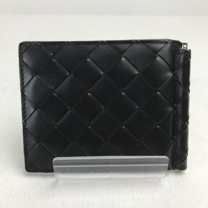 【中古品】【メンズ】 BOTTEGA VENETA ボッテガ・ヴェネタ イントレチャート ビルクリップウォレット カラーブラック 181-260623-ky-04-fuzh 万代Net店