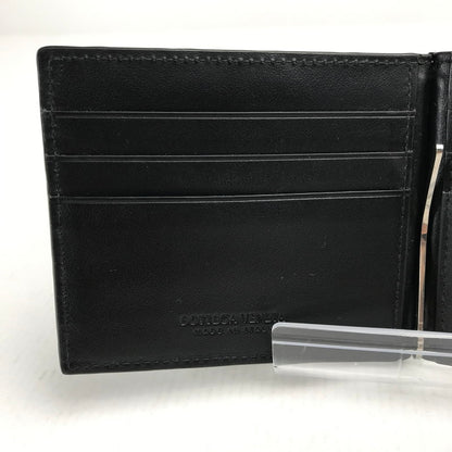 【中古品】【メンズ】 BOTTEGA VENETA ボッテガ・ヴェネタ イントレチャート ビルクリップウォレット カラーブラック 181-260623-ky-04-fuzh 万代Net店