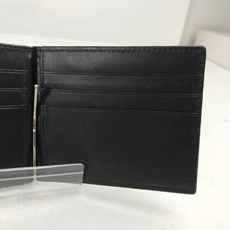 【中古品】【メンズ】 BOTTEGA VENETA ボッテガ・ヴェネタ イントレチャート ビルクリップウォレット カラーブラック 181-260623-ky-04-fuzh 万代Net店