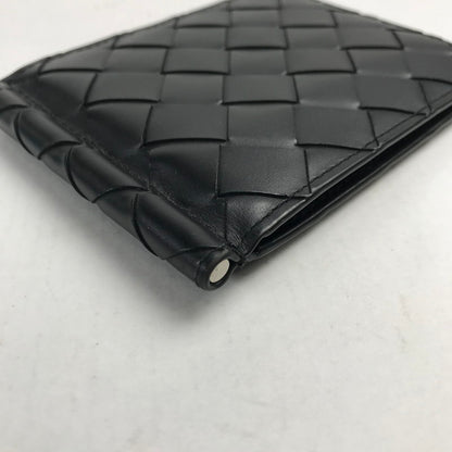 【中古品】【メンズ】 BOTTEGA VENETA ボッテガ・ヴェネタ イントレチャート ビルクリップウォレット カラーブラック 181-260623-ky-04-fuzh 万代Net店