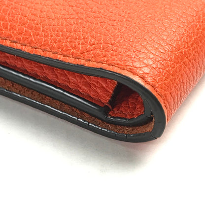 【中古品】【メンズ】 GUCCI グッチ 658681 エンボスロゴ 2つ折りウォレット カラー オレンジ 181-260623-ky-03-fuzh 万代Net店