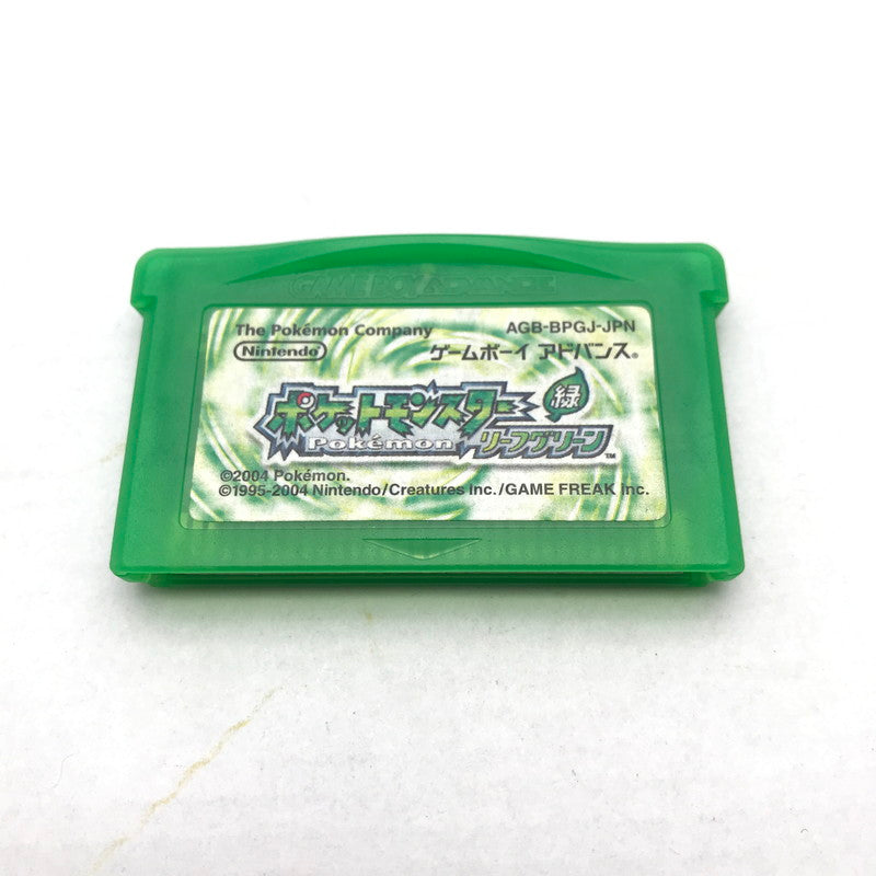 【中古品】 ゲームボーイアドバンス GBA ポケットモンスター リーフグリーン 箱へこみ・傷みアダプタ欠品 023-260624-ky-15-fuz 万代Net店