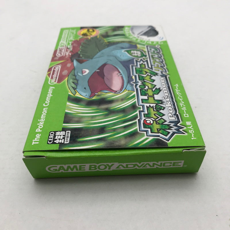 【中古品】 ゲームボーイアドバンス GBA ポケットモンスター リーフグリーン 箱へこみ・傷みアダプタ欠品 023-260624-ky-15-fuz 万代Net店
