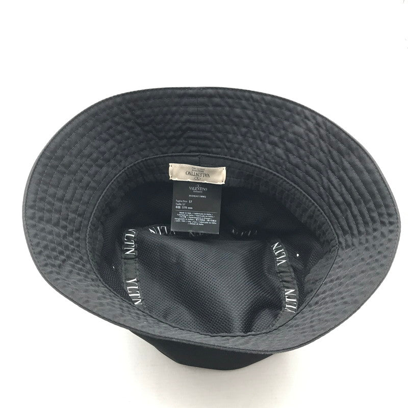 【中古品】【メンズ】 VALENTINO GARAVANI ヴァレンティノ ガラヴァーニ XY2HGA11WWQ NYLON HAT ナイロン バケットハット カラーBLACK 帽子 185-260626-ky-91-fuzh 万代Net店