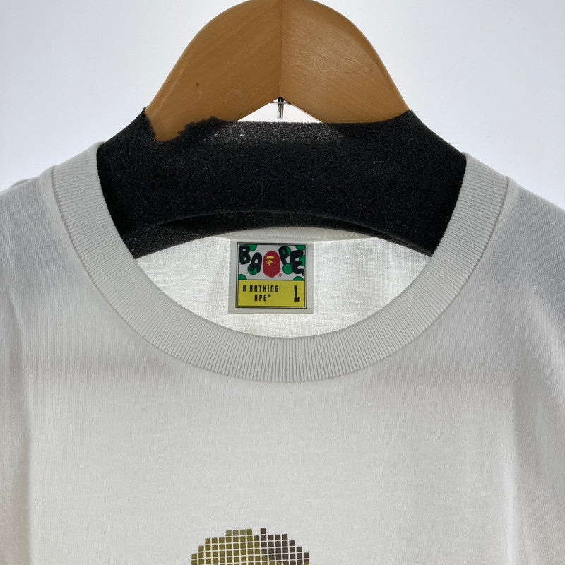 【中古美品】【メンズ】 A BATHING APE アベイシングエイプ BITMAP SOLDIER S.S TEE カラーホワイト SIZE:L 142-260626-ky-93-fuzh 万代Net店