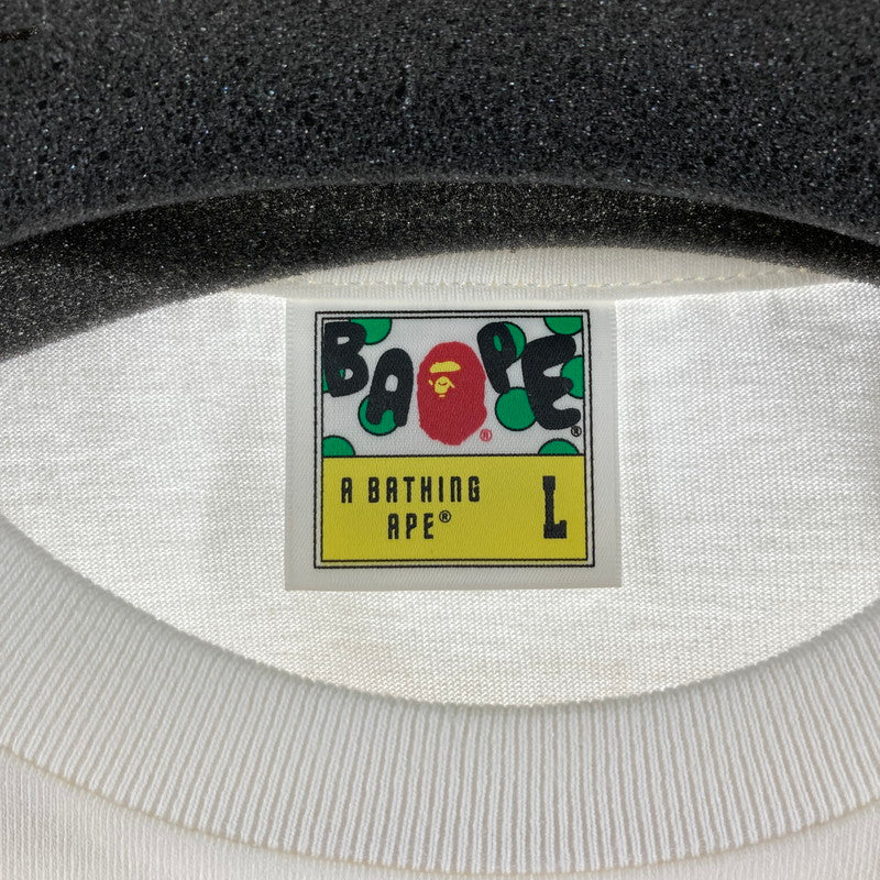 【中古美品】【メンズ】 A BATHING APE アベイシングエイプ BITMAP SOLDIER S.S TEE カラーホワイト SIZE:L 142-260626-ky-93-fuzh 万代Net店