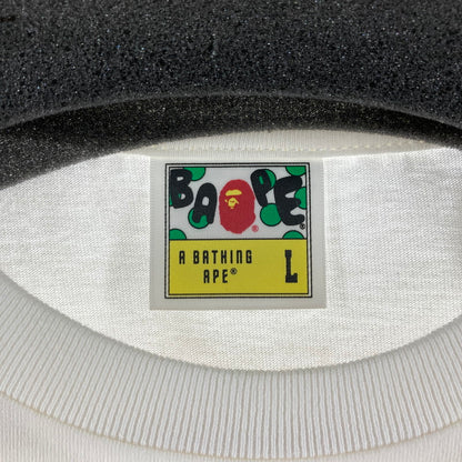 【中古美品】【メンズ】 A BATHING APE アベイシングエイプ BITMAP SOLDIER S.S TEE カラーホワイト SIZE:L 142-260626-ky-93-fuzh 万代Net店